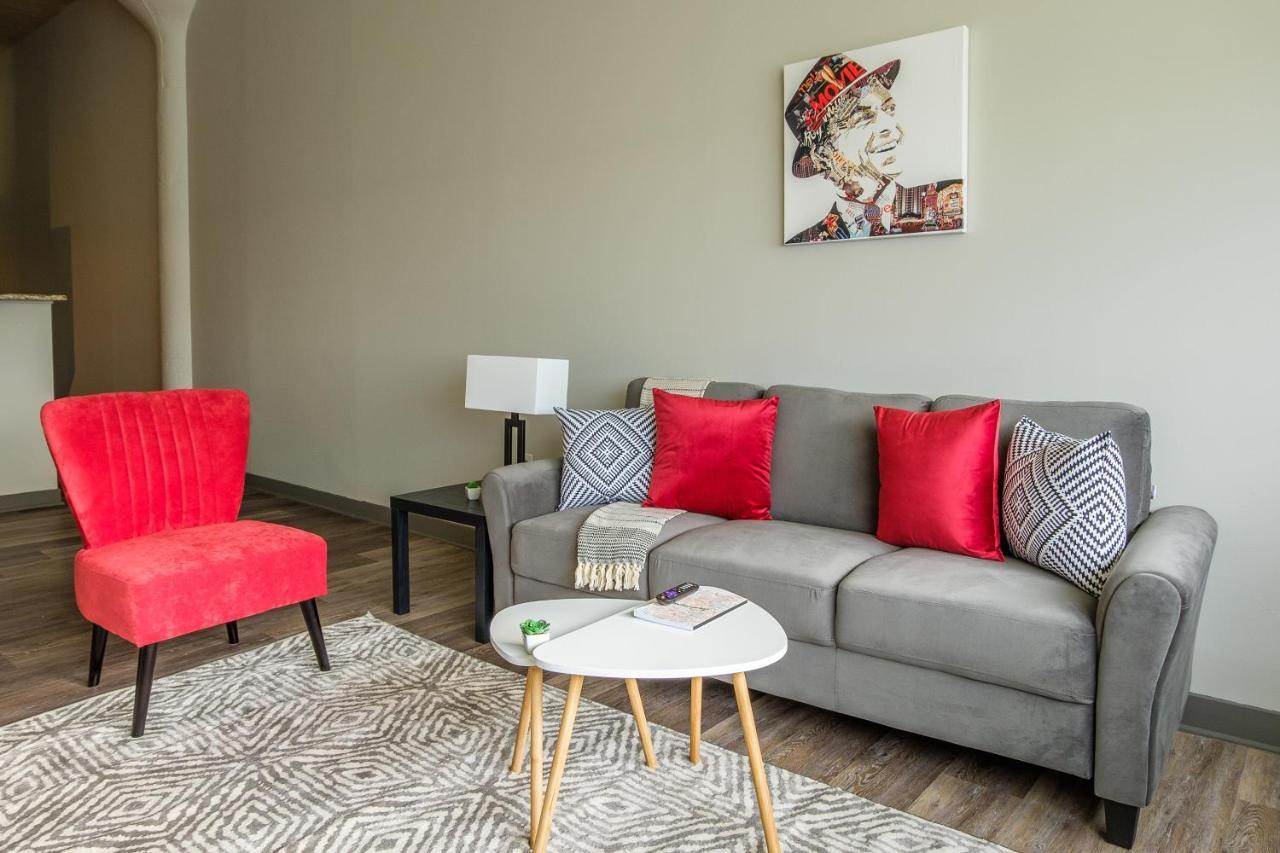 Frontdesk Waterfront Apts Downtown Cleveland Leilighet Rom bilde